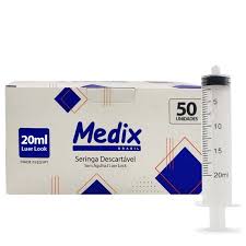 SERINGA 20ML S/AG LEUER SLIP UND MEDIX