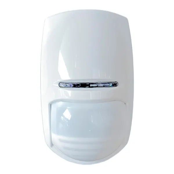 Sensor Infravermelho Passivo Hikvision Detector PIR interno com fio de 15 metros e Função Antimascaramento, DS-PD2-D15AME