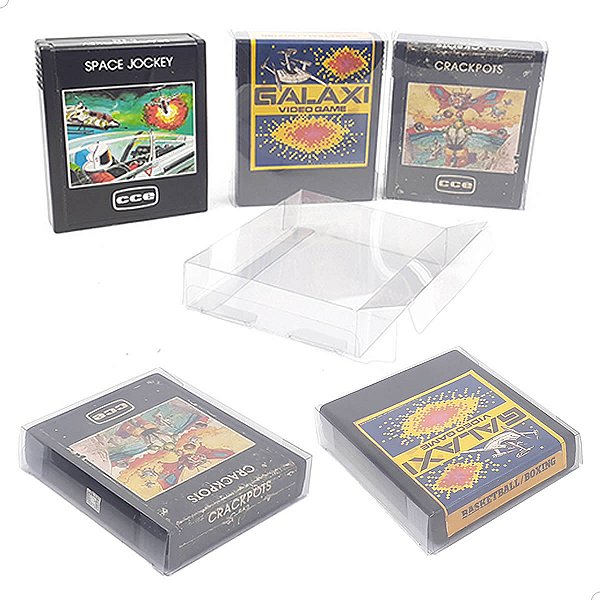 Games-7 (0,20mm) Caixa Protetora para Cartucho Loose Atari 2600 (25un)