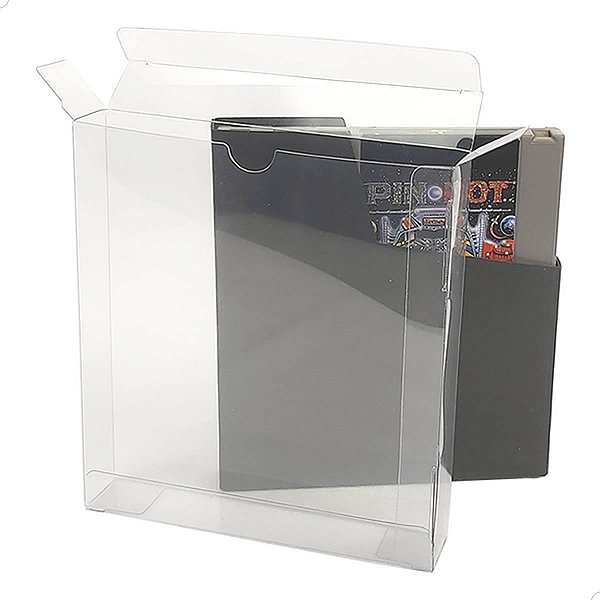 Games-33 (0,20mm) Caixa Protetora para Cartucho Loose Nintendinho 72pinos Nes aclopado com Sleeve (10un)