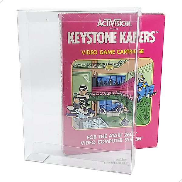 Games-16 (0,20mm) Caixa Protetora para Caixabox Game Program, Atari Activision 2600 / 5200 / 7800 Atari CIB/NIB (10un)