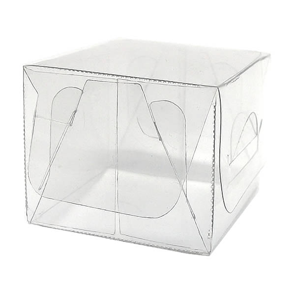 Caixa de Acetato PX-224 (3,5x3,5x2,9 cm) (25un) Embalagem de Plástico Transparente