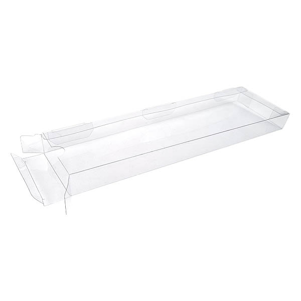 Embalagem para Biscoitos Caixa de Acetato PX-249 (6x2x21 cm) (25un) Caixa de Plástico Transparente