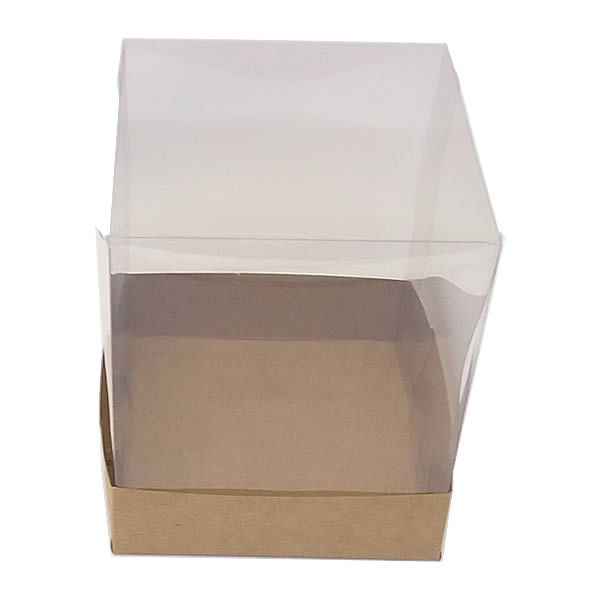 Caixa de Acetato PMB-1 Kraft (10x10x12.5 cm) (25un) Caixa para Embalagem