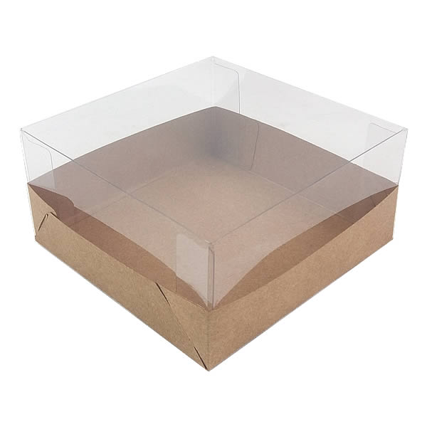 Caixa de Acetato PMB-13 Kraft (7.5x7.5x4 cm) (25un) Caixa para Embalagem