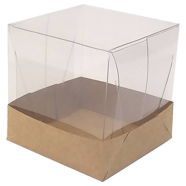 Caixa de Acetato PMB-6 Kraft (6 cm) (25un) Caixa para Embalagem