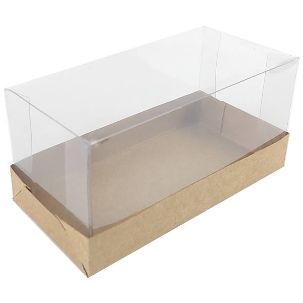 Caixa de Acetato KRP-309 Kraft (12.8x6.5x6 cm) (25un) Embalagens de Plástico
