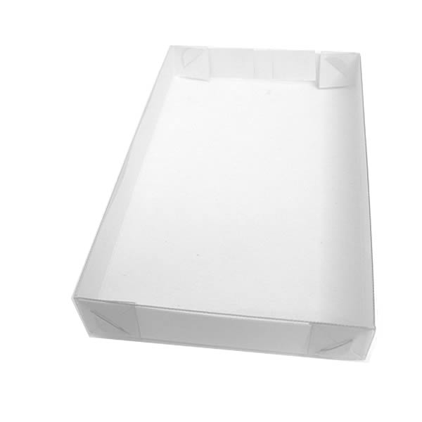 Caixa de Acetato TRP-63 (12x7.5x1.5 cm) (10un) Embalagem de Plástico Acetato e Papel