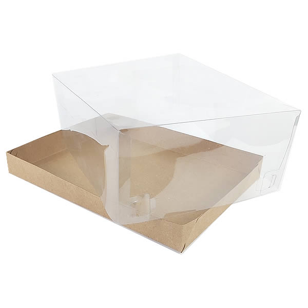 Caixa de Acetato KRP-304 Kraft (25x19x9 cm) (25un) Caixa para Embalagem de Plástico