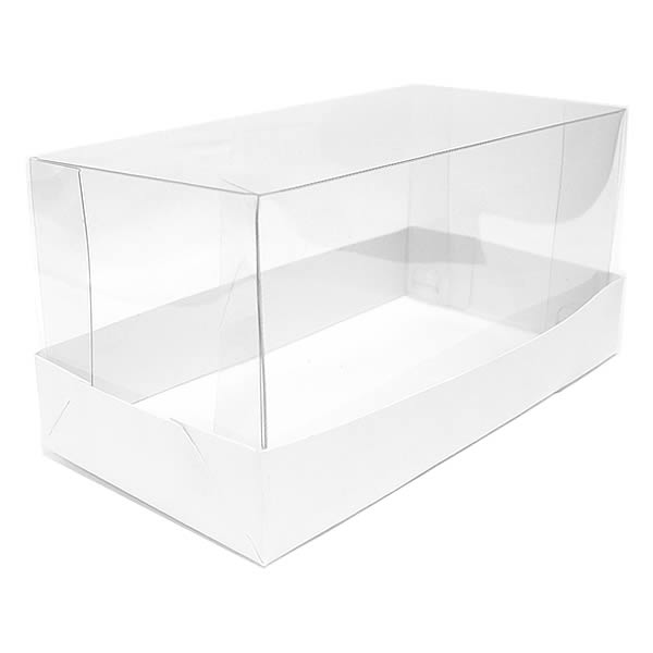 Caixa de Acetato TRP-309 (12.8x6.5x6 cm) (25un) Embalagem de Plástico e Papel