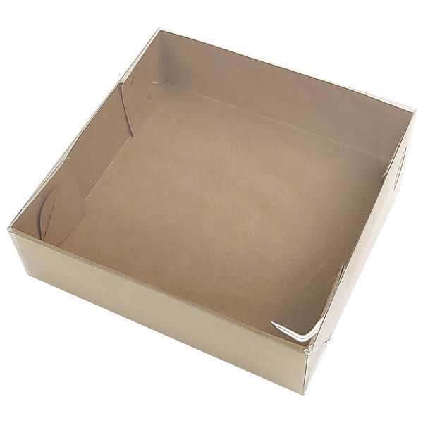 Caixa de Acetato KRP-13 KRAFT (13x13x4 cm) (25un) Caixa para Embalagem