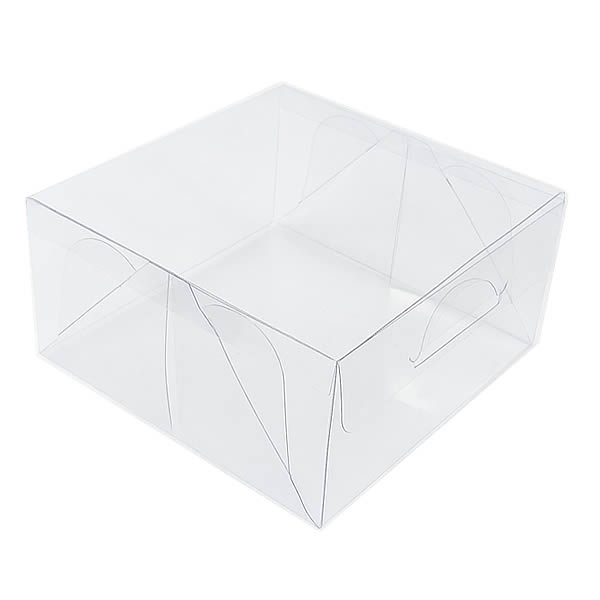 Caixa de Acetato PX-215 (7,5x7,5x4 cm) (25un) Embalagem de Plástico Transparente