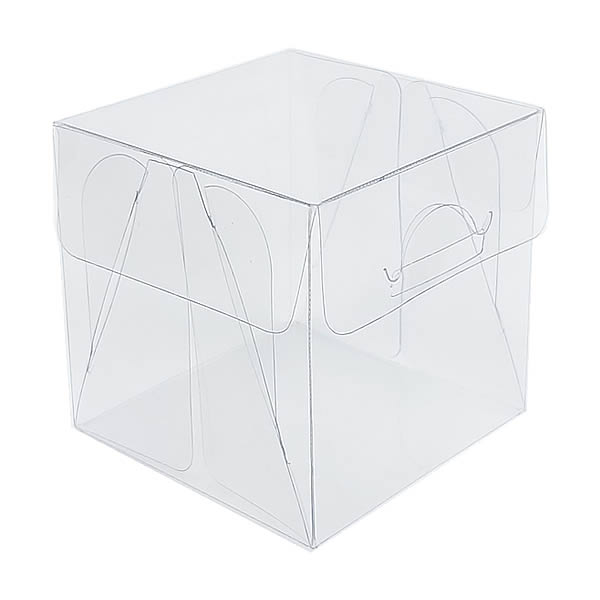 Caixa de Acetato PX-216 (4x4x4 cm) (25un) Embalagem de Plástico Transparente