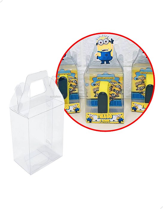 Embalagem para Relógio Digital Pulso Lembrancinha (25un) PX-27 7x6,5x9cm Brinde Festa Aniversário