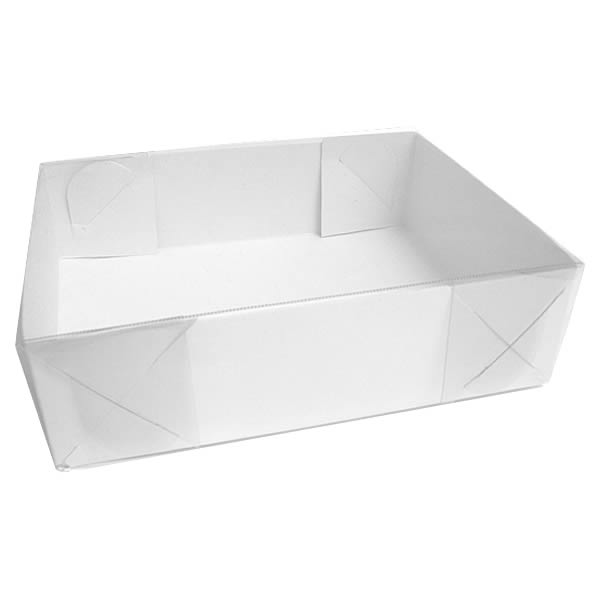 Caixa de Acetato TRP-10 (15x15x6 cm) (25un) Embalagem de Plástico Acetato e Papel