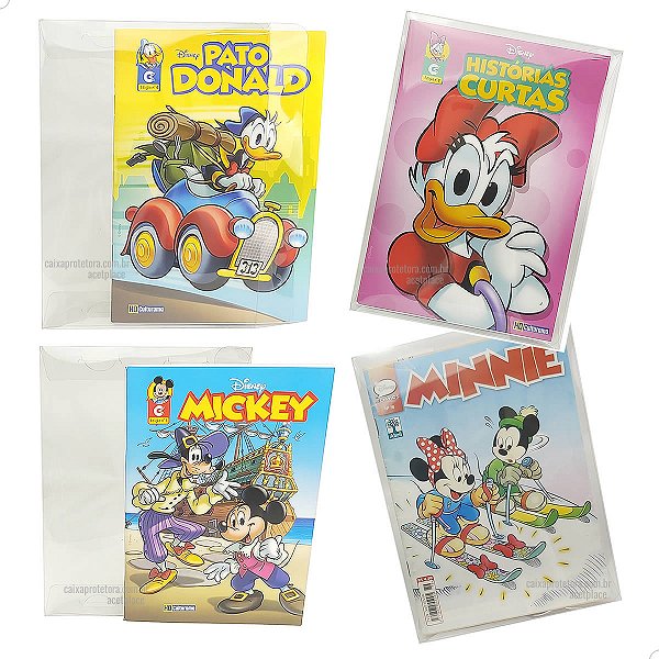 Pasta Protetora para Gibi em Quadrinhos (HQs), Gibi-1 (0,20mm) Capa Protetora para Gibi Formatinhos (10un)