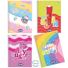 Caderno Espiral A5 - FINI (Perfumado) - Capa Dura 80fls | Foroni