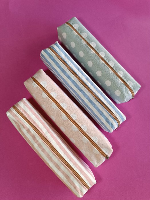 Estojo Escolar Tecido - 20x4x4cm