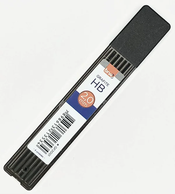 Grafite HB 2.0mm c/ 6unid | Brw