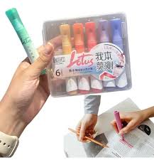 Kit Marca-texto com Aroma | Lotus c/ 6 unid | Importado