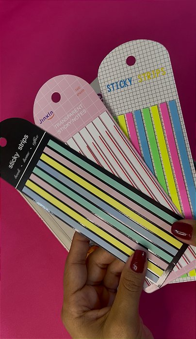 Marca-texto Sticky  (Blister) - Adesivo c/160 fls | Importado
