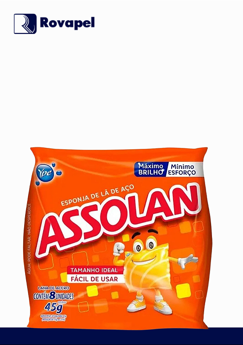 ESPONJA DE AÇO ASSOLAN