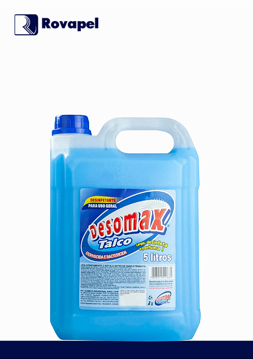 DESINFETANTE USO GERAL TALCO 5L DESOMAX