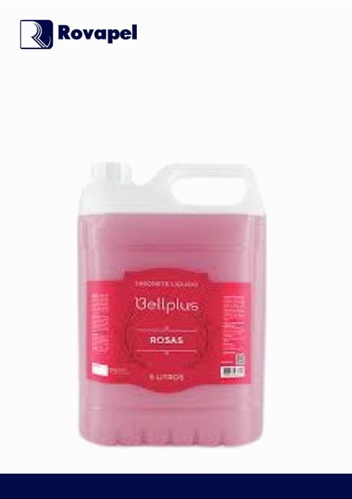SABONETE LIQUIDO ROSAS BELLPLUS 5L