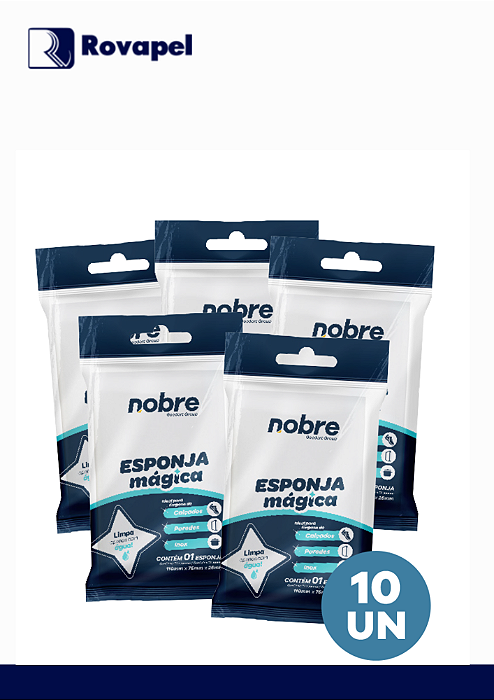 ESPONJA MAGICA PC C/10UN - NOBRE