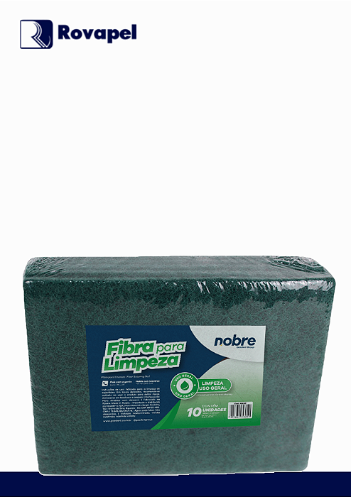 FIBRA P/LIMPEZA 102X260mm (USO GERAL) - NOBRE