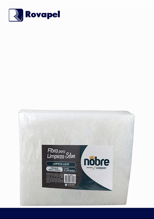 FIBRA P/LIMPEZA 102X260mm (LEVE/BRANCA) - NOBRE