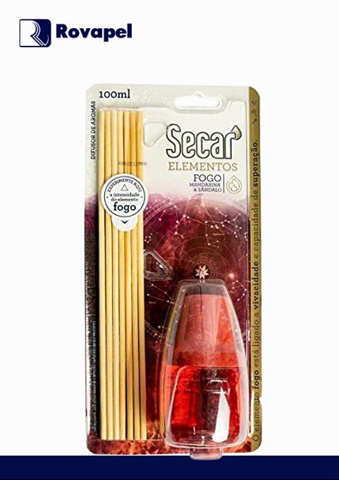 DIFUSOR DE AROMAS ELEMENTOS FOGO SECAR 100ML
