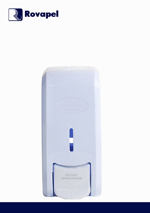 Dispenser Sabonete Líquido ou Álcool Gel 800ml – Branco New Classic Nobre | Praticidade e Elegância no Seu Espaço!