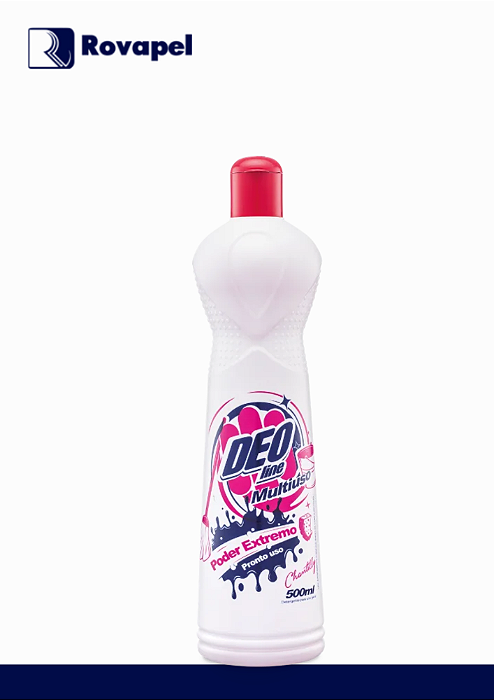 Multiuso Chantyli PU Deoline 500ml – Limpeza Rápida com Brilho e Perfume!
