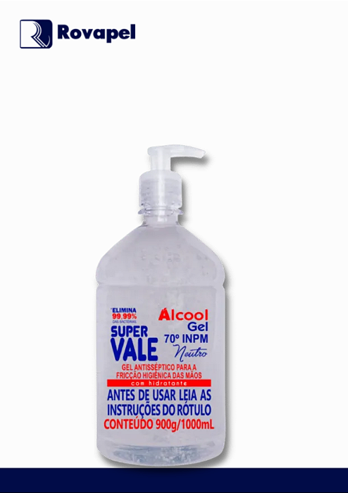 ALCOOL GEL 70% 1LT SUPER VALE