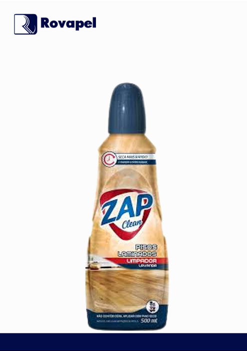 LIMPADOR DE PISOS LAMINADOS ZAP CLEAN 500ML SECAR
