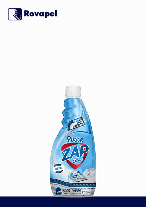Passa Fácil Zap Refil 500ml – Roupas Lisinhas, Secagem Rápida e Sem Esforço!