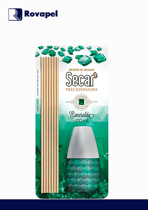 DIFUSOR DE AROMAS PRECIOSIDADE ESMERALDA SECAR 100ML