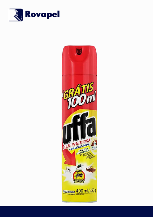Inseticida Uffa Multi Aerossol 300ml – Proteção Eficiente Contra Insetos Voadores e Rasteiros!