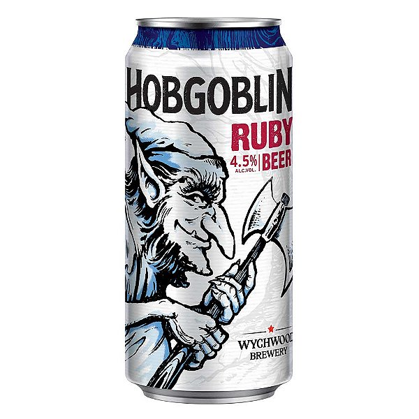 Cerveja Hobgoblin Ruby, lata 500ml