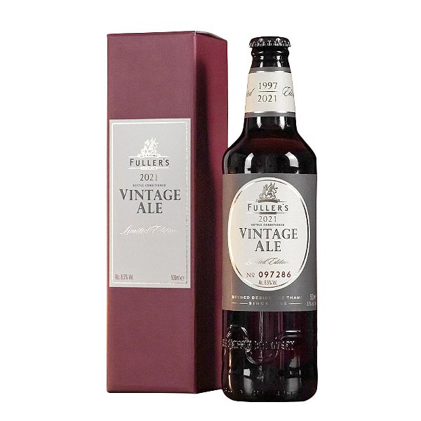 Cerveja Fuller's Vintage Ale 2021, garrafa 500ml