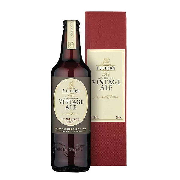 Cerveja Fuller's Vintage Ale 2019, garrafa 500ml