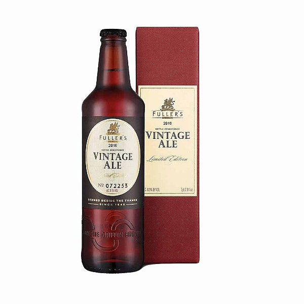 Cerveja Fuller's Vintage Ale 2016, garrafa 500ml