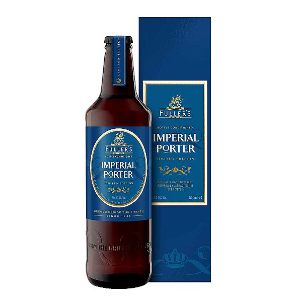 Cerveja Fuller's Imperial Porter, garrafa 500ml
