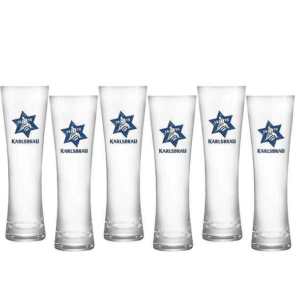 Copo Karlsbrau, 650ml, caixa com 6 unidades