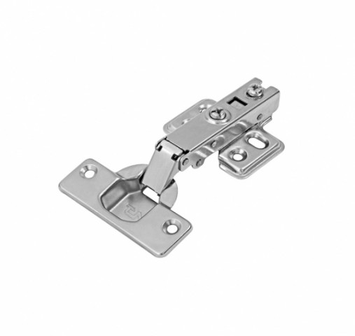 Dobradiça TN 35 MM Reta com Amortecimento  Slow Calço Fixo