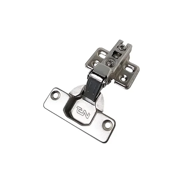 Dobradiça TN 35 MM  Curva com Amortecimento  Slow Calço Fixo