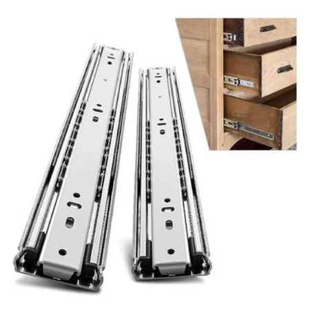 20 Corrediças de gaveta trilhoTelescópico Light  BRmetal 40cm