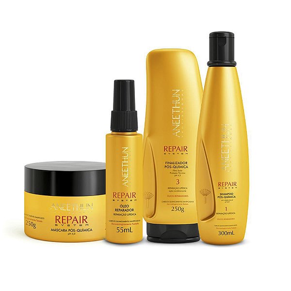 TRATAMENTO CAPILAR - KIT REPAIR SYSTEM - ANEETHUN PROFISSIONAL