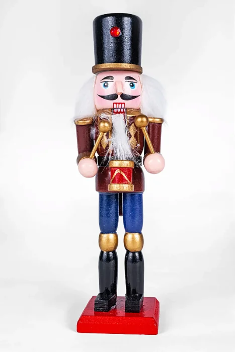 Quebra Nozes - Soldadinho com Tamborzinho (18cm)